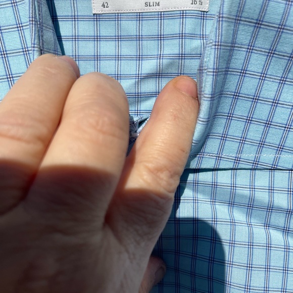 ETON Mens dress shirt BNWOT SLIM 16 1/2 - Picture 4 of 5